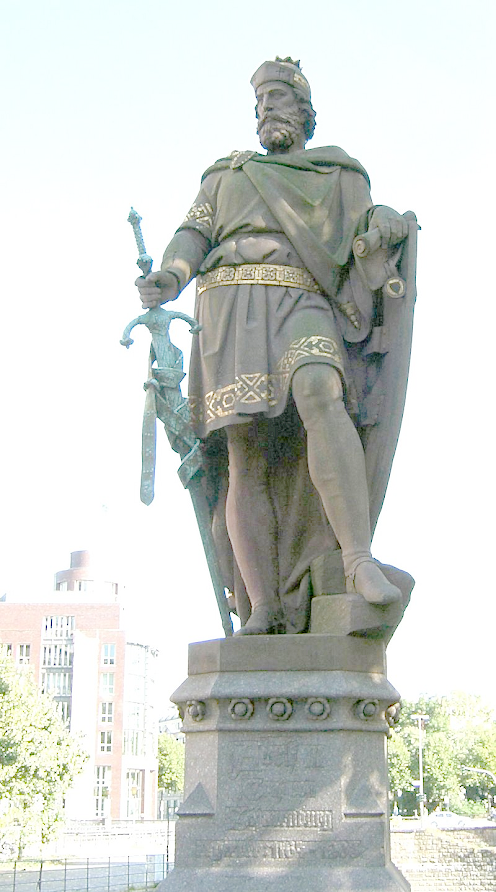 Adolphe III de Holstein - par Engelbert Peiffer - sur la Trostbrücke à Hambourg